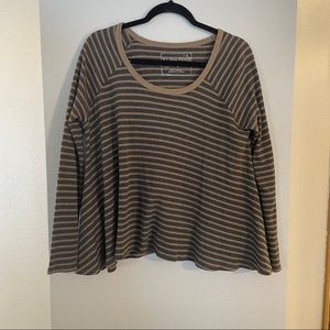 Striped We The Free Long Sleeved Top